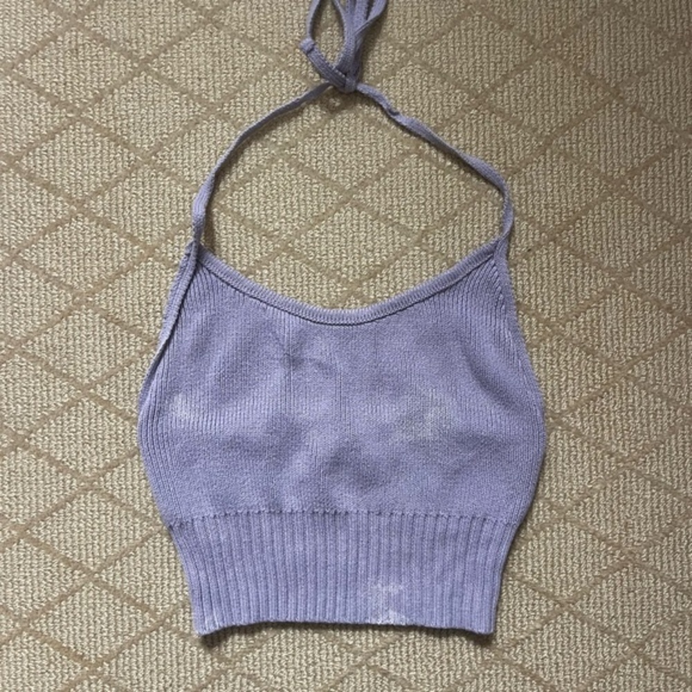La Hearts Light Purple Knit Top